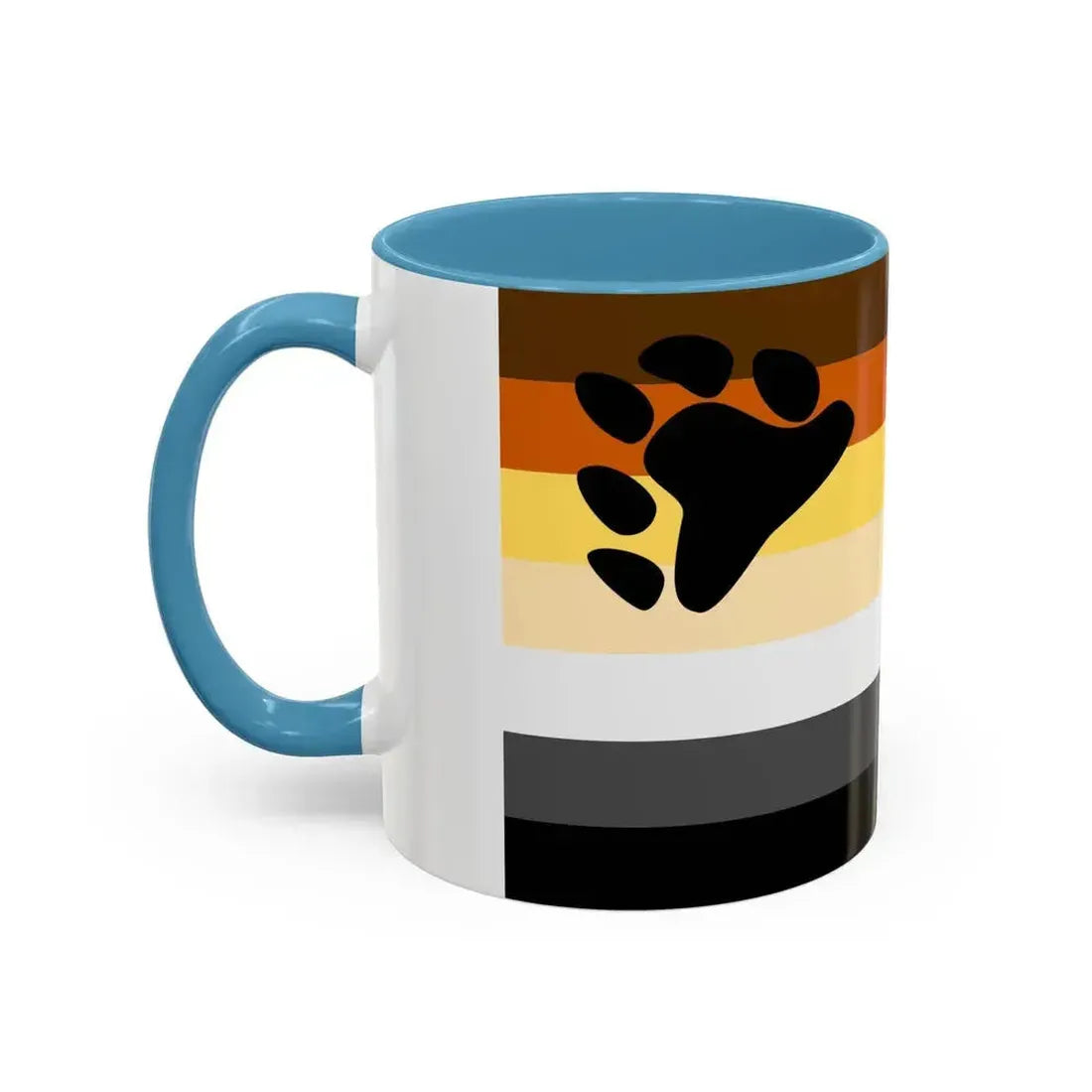 Bear Brotherhood Pride Flag - Accent Coffee Mug - Go Mug Yourself