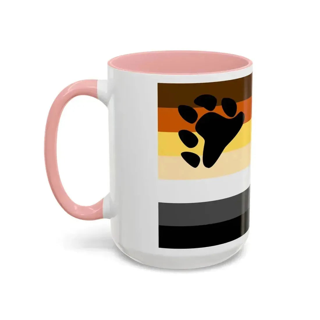 Bear Brotherhood Pride Flag - Accent Coffee Mug - Go Mug Yourself