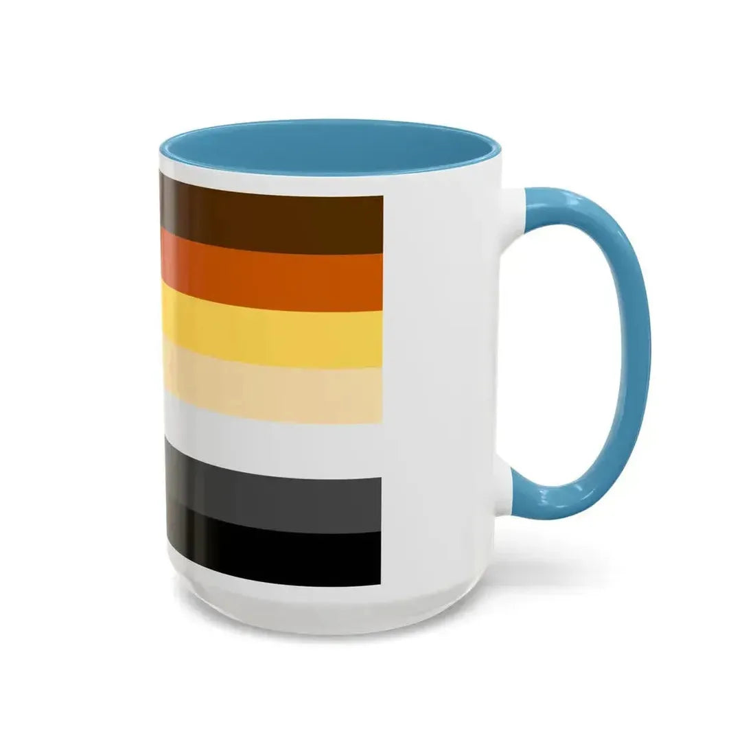 Bear Brotherhood Pride Flag - Accent Coffee Mug - Go Mug Yourself