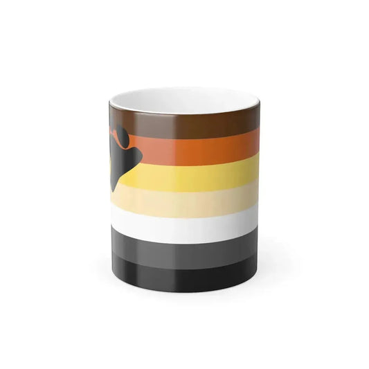 Bear Brotherhood Pride Flag - Color Changing Mug 11oz 11oz - Go Mug Yourself