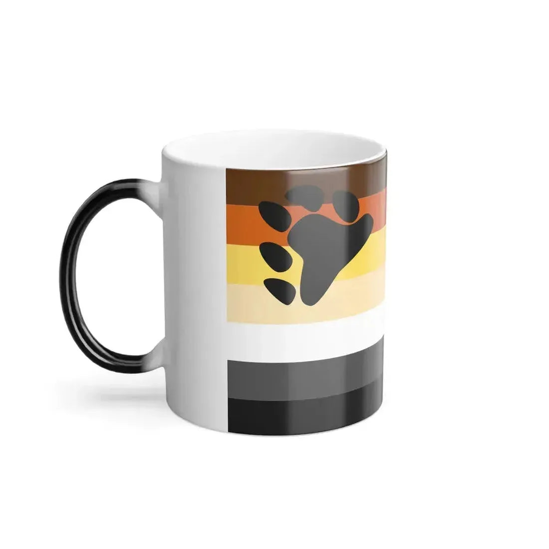 Bear Brotherhood Pride Flag - Color Changing Mug 11oz - Go Mug Yourself