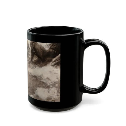 Bear Hunters, 1924 - Black Coffee Mug - Go Mug Yourself