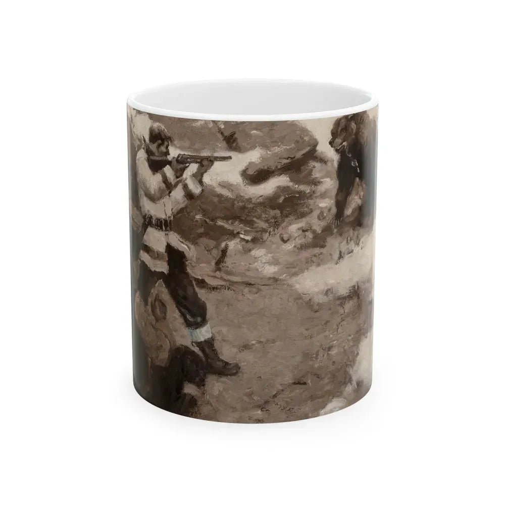 Bear Hunters, 1924 - White Coffee Mug 11oz - Go Mug Yourself
