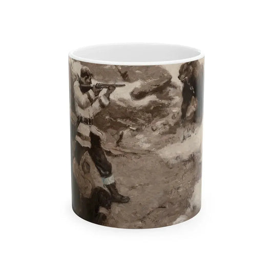 Bear Hunters, 1924 - White Coffee Mug 11oz - Go Mug Yourself