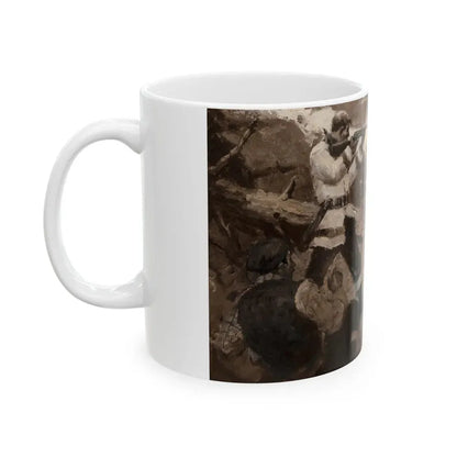 Bear Hunters, 1924 - White Coffee Mug - Go Mug Yourself