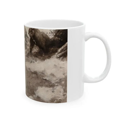 Bear Hunters, 1924 - White Coffee Mug - Go Mug Yourself
