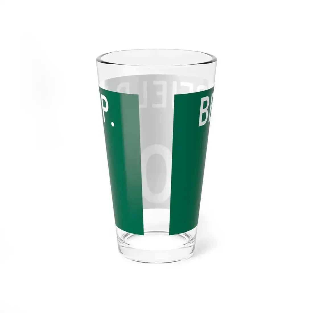 Bearfield Township Perry County Ohio route shield template (Ohio) (Road Sign) Pint Glass 16oz - Go Mug Yourself