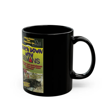 BEARN DOWN WITH BEMANS (VHS COVER) - Black Coffee Mug-Go Mug Yourself