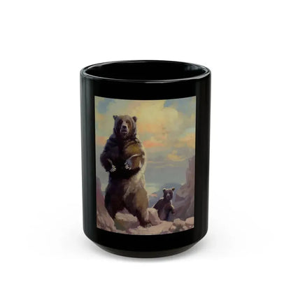 Bears - Black Coffee Mug 15oz - Go Mug Yourself