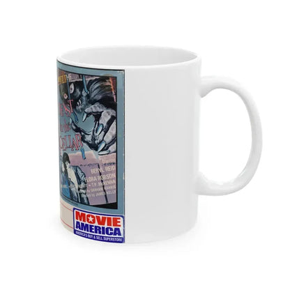 BEAST IN THE CELLAR (VHS COVER) - White Coffee Mug - Go Mug Yourself