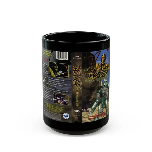 BEAST WARS BEASTIES ESCAPE (VHS COVER) - Black Coffee Mug 15oz - Go Mug Yourself
