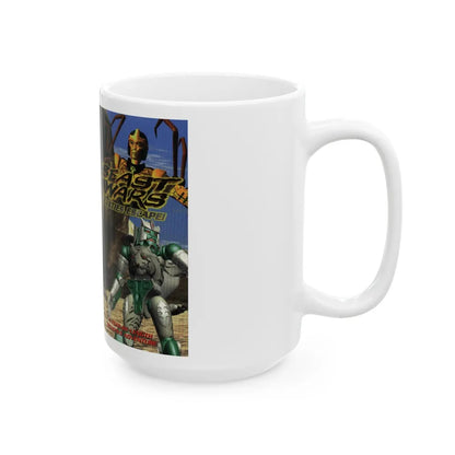 BEAST WARS BEASTIES ESCAPE (VHS COVER) - White Coffee Mug-Go Mug Yourself