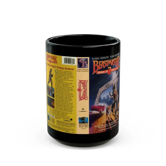 BEASTMASTER 2 (VHS COVER) - Black Coffee Mug 15oz - Go Mug Yourself