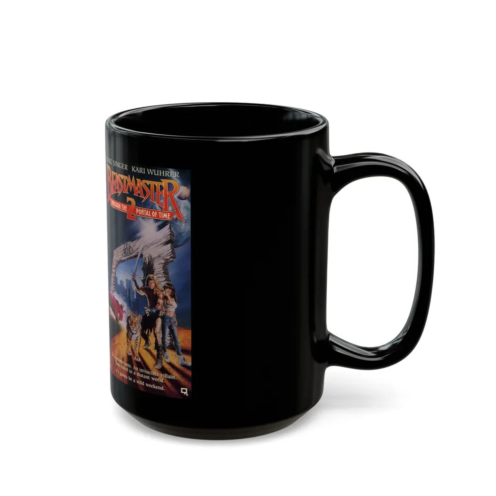 BEASTMASTER 2 (VHS COVER) - Black Coffee Mug-Go Mug Yourself