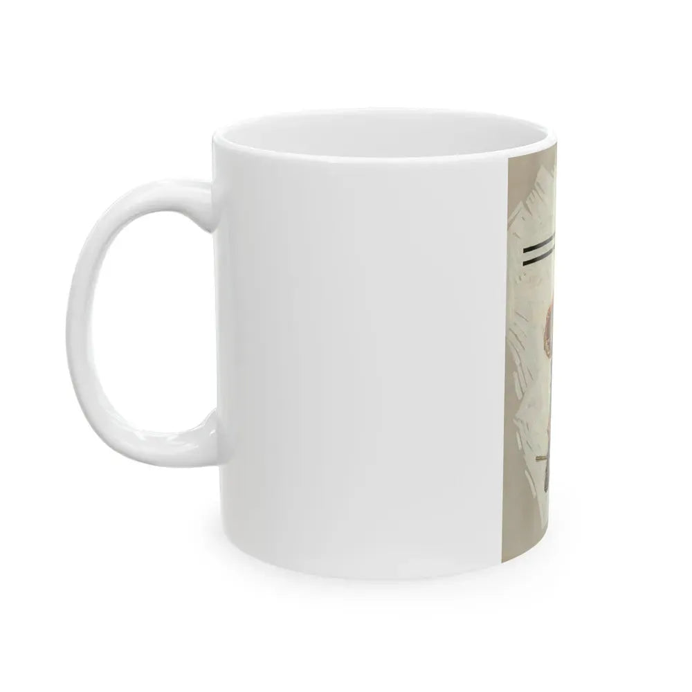 Beat-up Boy, Football Hero, The Saturday Evening Post, November 21, 1914 - White Coffee Mug - Go Mug Yourself