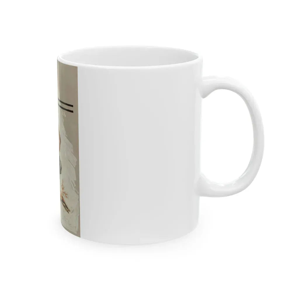 Beat-up Boy, Football Hero, The Saturday Evening Post, November 21, 1914 - White Coffee Mug - Go Mug Yourself