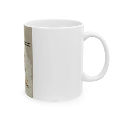 Beat-up Boy, Football Hero, The Saturday Evening Post, November 21, 1914 - White Coffee Mug - Go Mug Yourself