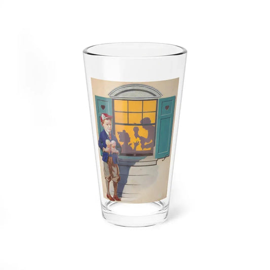 Beaten to the Punch, possible People's Home Journal cover (Magazine Illustration) Pint Glass 16oz 16oz - Go Mug Yourself