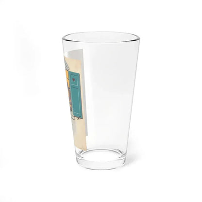 Beaten to the Punch, possible People's Home Journal cover (Magazine Illustration) Pint Glass 16oz - Go Mug Yourself