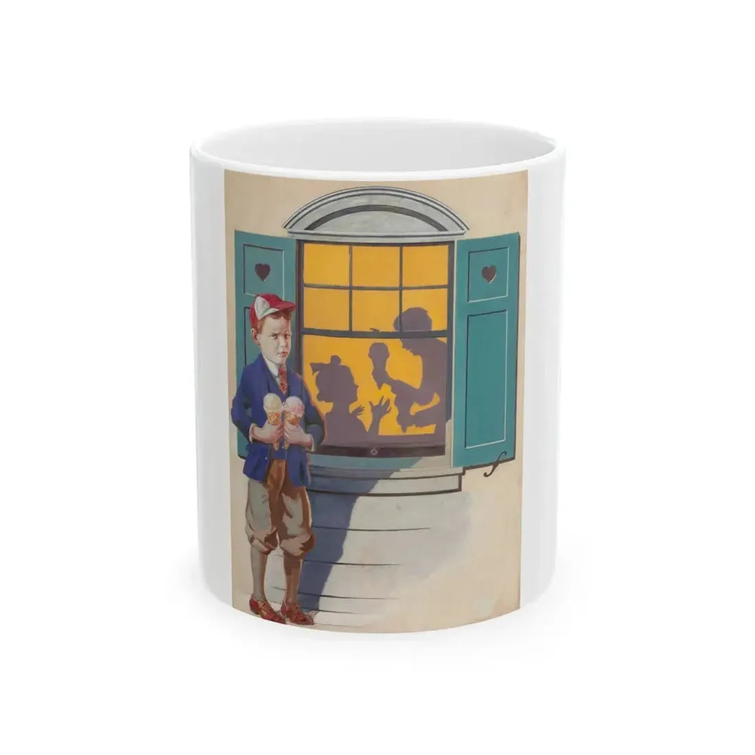 Beaten to the Punch, possible People's Home Journal cover - White Coffee Mug 11oz - Go Mug Yourself