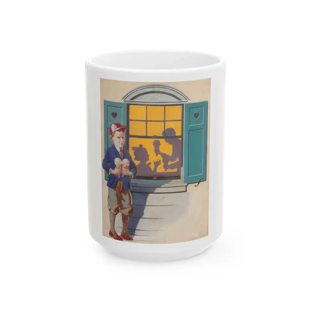 Beaten to the Punch, possible People's Home Journal cover - White Coffee Mug 15oz - Go Mug Yourself