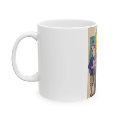 Beaten to the Punch, possible People's Home Journal cover - White Coffee Mug - Go Mug Yourself