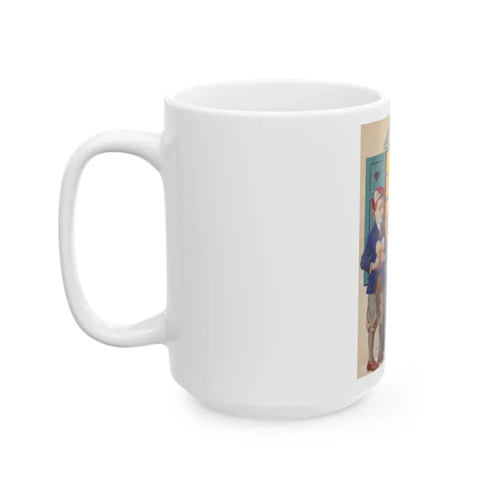 Beaten to the Punch, possible People's Home Journal cover - White Coffee Mug - Go Mug Yourself