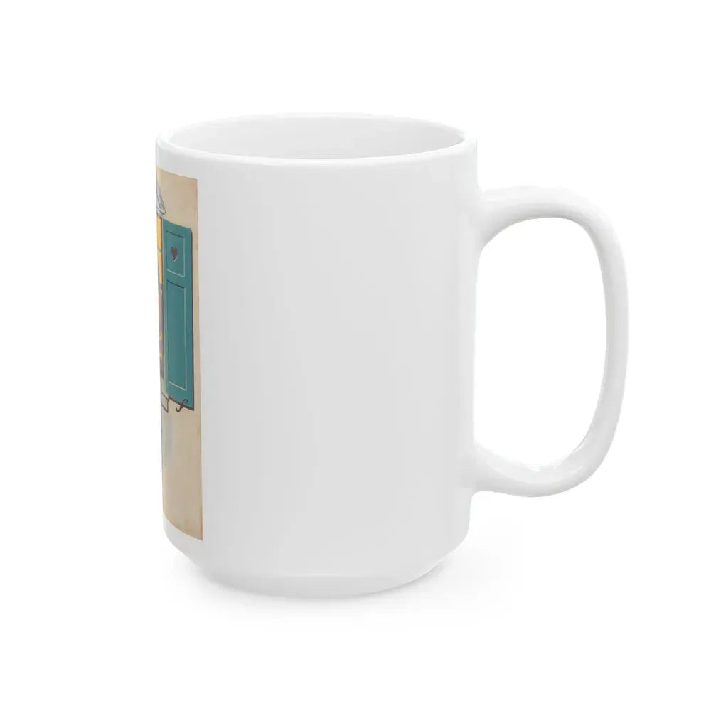 Beaten to the Punch, possible People's Home Journal cover - White Coffee Mug - Go Mug Yourself