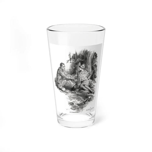 Beating Wings (Pt. 1-2), McCalls magazine, July 1927 (Magazine Illustration) Pint Glass 16oz 16oz - Go Mug Yourself
