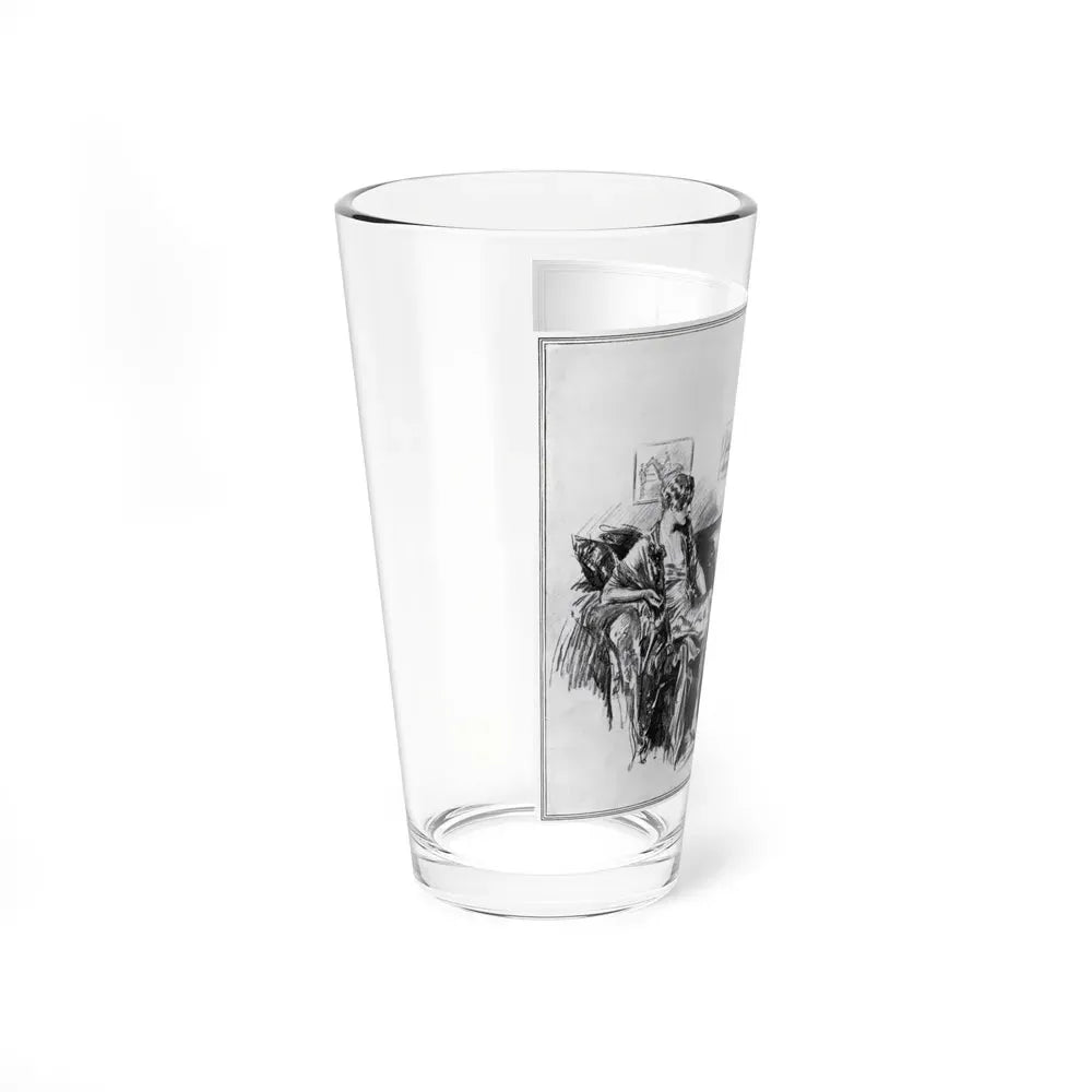 Beating Wings (Pt. 2-1), McCalls magazine, August 1927 (Magazine Illustration) Pint Glass 16oz - Go Mug Yourself