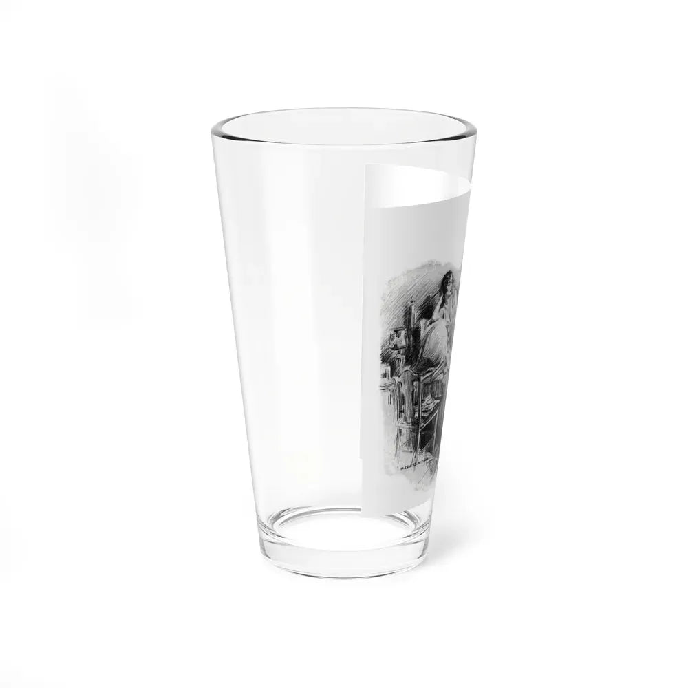 Beating Wings (Pt. 2-2), McCalls magazine, August 1927 (Magazine Illustration) Pint Glass 16oz - Go Mug Yourself