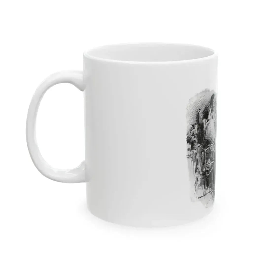 Beating Wings (Pt. 2-2), McCalls magazine, August 1927 - White Coffee Mug - Go Mug Yourself