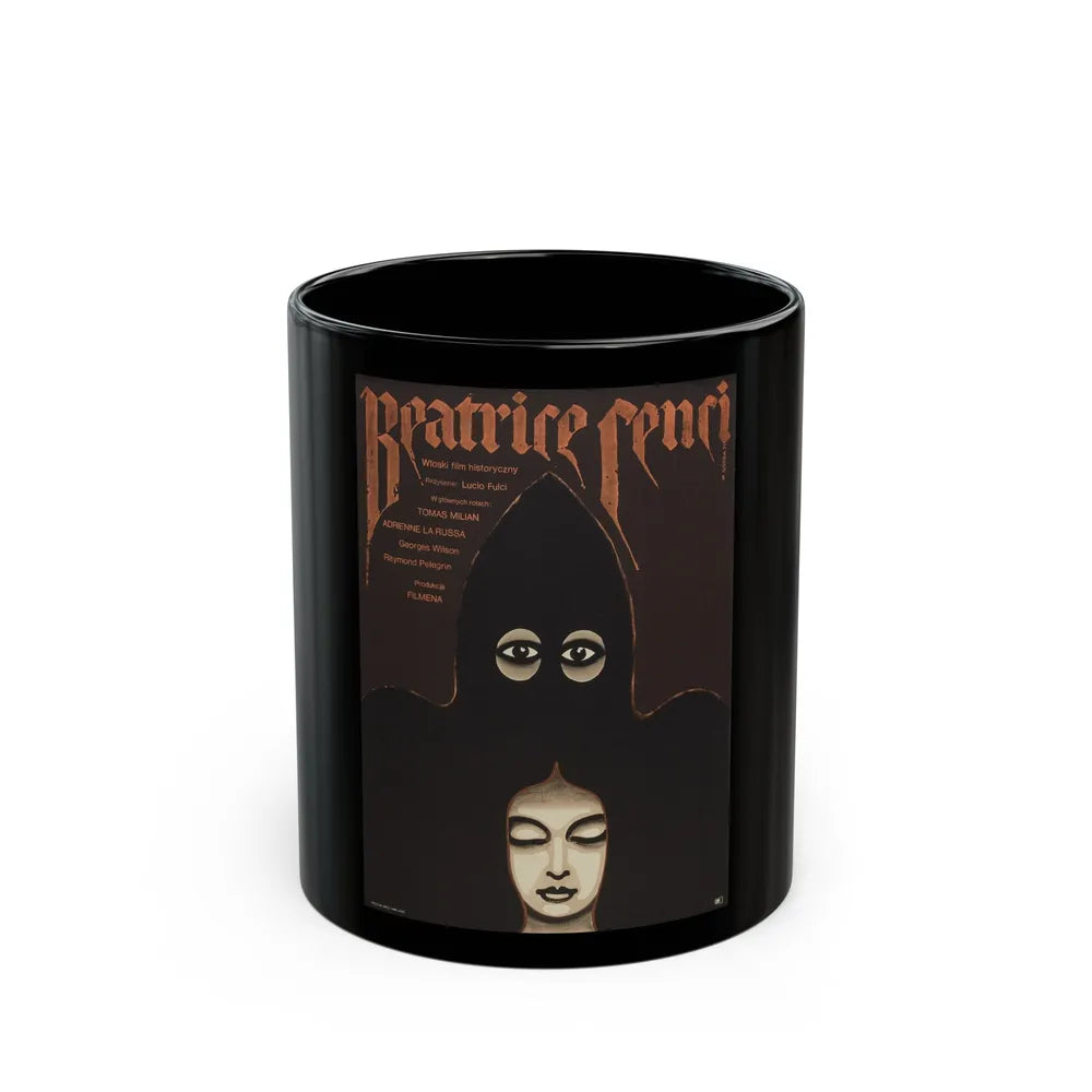 BEATRICE CENCI (POLISH) 1969 Movie Poster - Black Coffee Mug-11oz-Go Mug Yourself