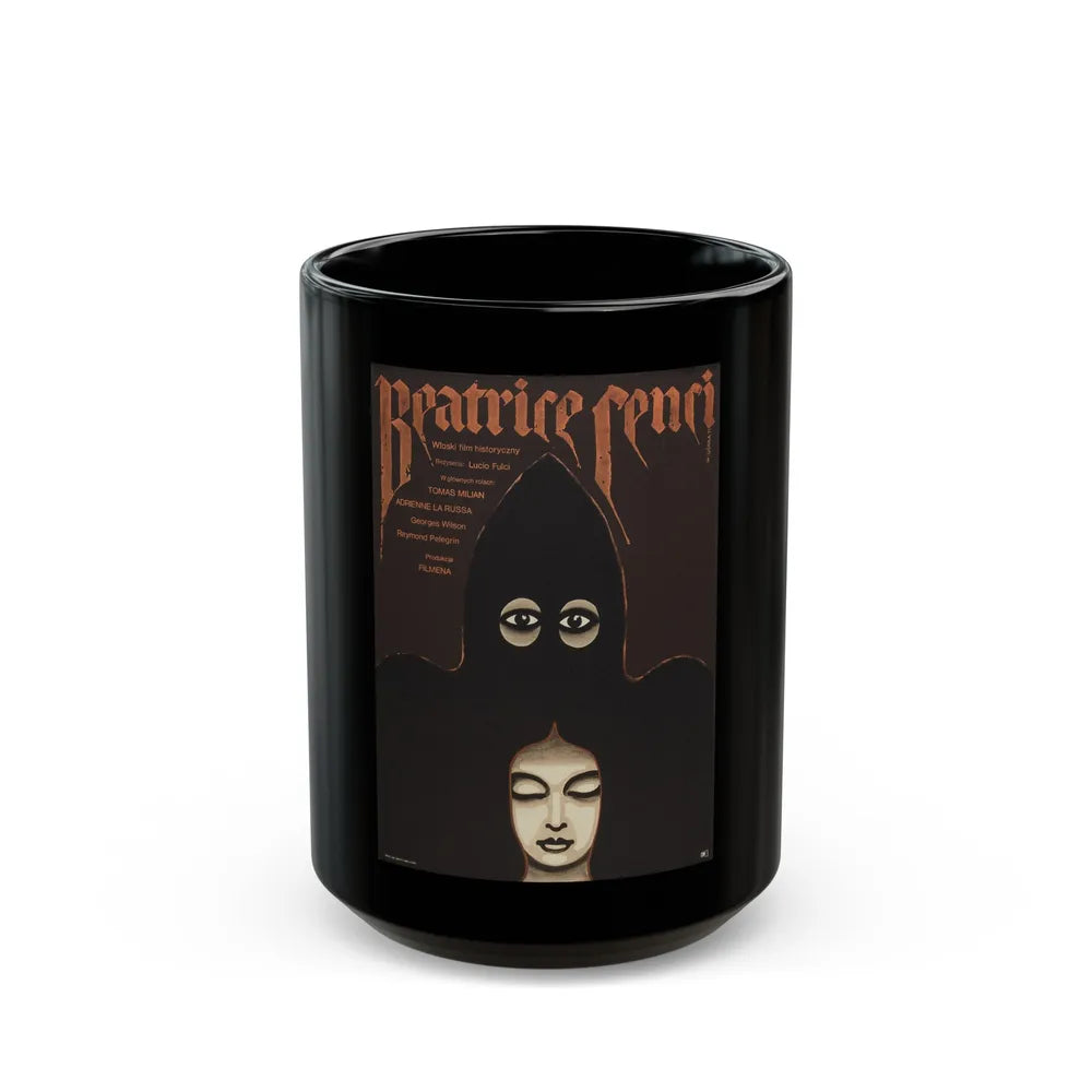 BEATRICE CENCI (POLISH) 1969 Movie Poster - Black Coffee Mug-15oz-Go Mug Yourself