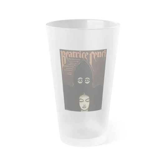 BEATRICE CENCI (POLISH) 1969 Movie Poster - Frosted Pint Glass 16oz 16oz Frosted - Go Mug Yourself