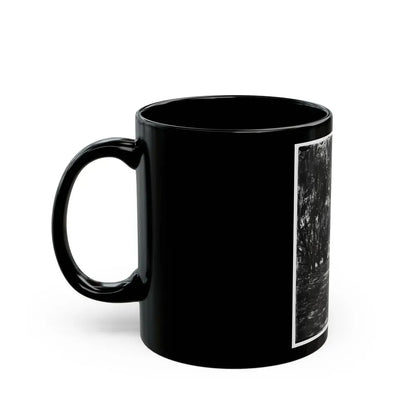 Beaufort, Port Royal Island, South Carolina. Live Oak Avenue Robert B. Rhett's Plantation (U.S. Civil War) Black Coffee Mug - Go Mug Yourself