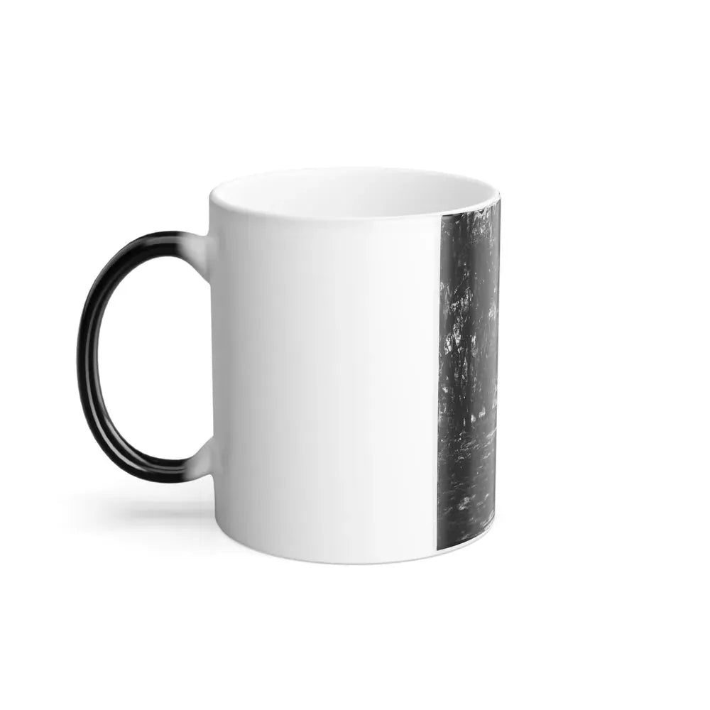 Beaufort, Port Royal Island, South Carolina. Live Oak Avenue Robert B. Rhett's Plantation (U.S. Civil War) Color Changing Coffee Mug 11oz - Go Mug Yourself