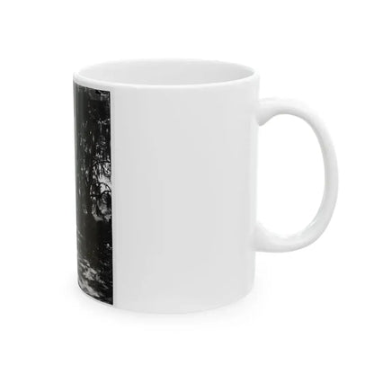Beaufort, Port Royal Island, South Carolina. Live Oak Avenue Robert B. Rhett's Plantation (U.S. Civil War) White Coffee Mug - Go Mug Yourself