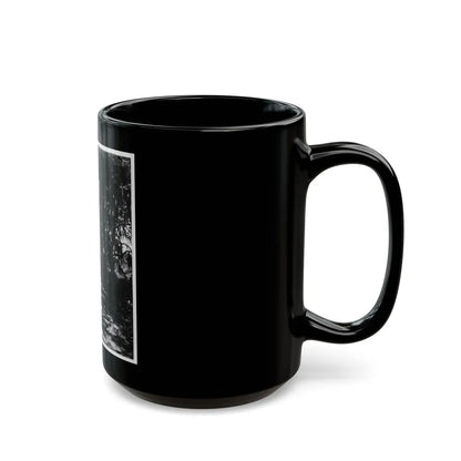 Beaufort, Port Royal Island, South Carolina. Live Oak Avenue Robert B. Rhett's Plantation (U.S. Civil War) Black Coffee Mug-Go Mug Yourself