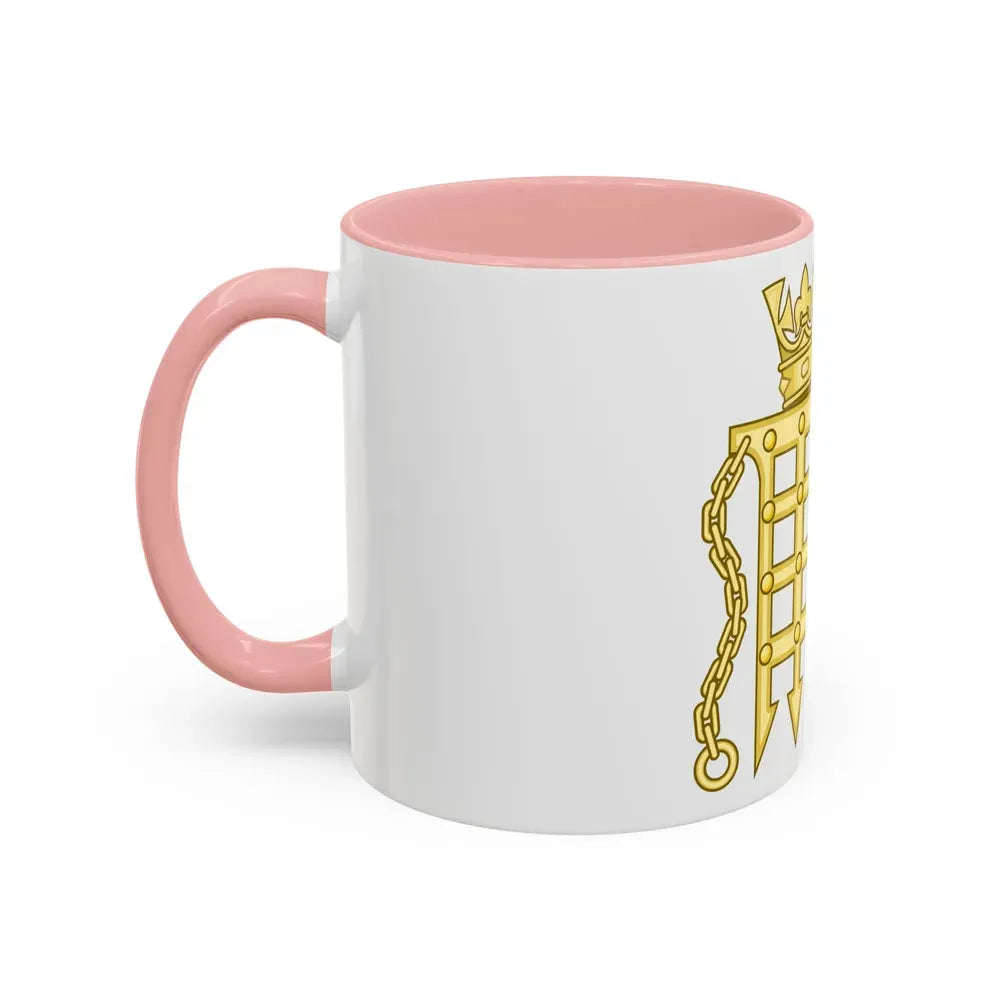 Beaufort Portcullis Badge of the Tudors - Accent Coffee Mug - Go Mug Yourself
