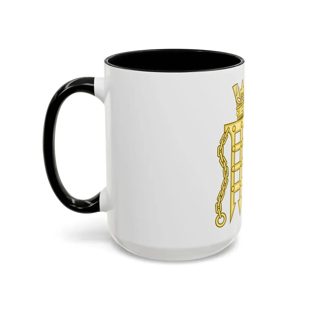 Beaufort Portcullis Badge of the Tudors - Accent Coffee Mug - Go Mug Yourself