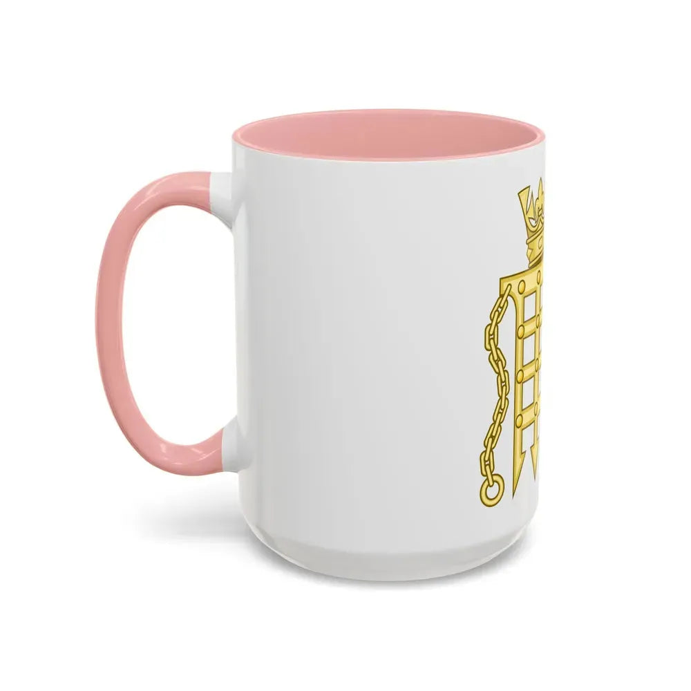 Beaufort Portcullis Badge of the Tudors - Accent Coffee Mug - Go Mug Yourself