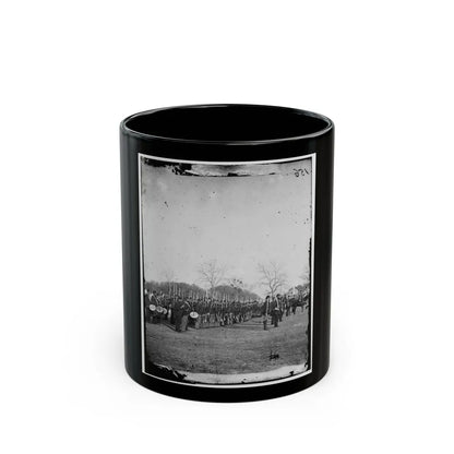 Beaufort, S.C. 50th Pennsylvania Infantry In Parade Formation (U.S. Civil War) Black Coffee Mug-11oz-Go Mug Yourself