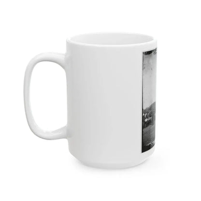 Beaufort, S.C. 50th Pennsylvania Infantry In Parade Formation (U.S. Civil War) White Coffee Mug - Go Mug Yourself