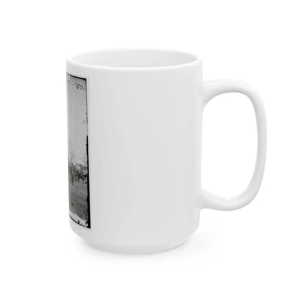 Beaufort, S.C. 50th Pennsylvania Infantry In Parade Formation (U.S. Civil War) White Coffee Mug - Go Mug Yourself
