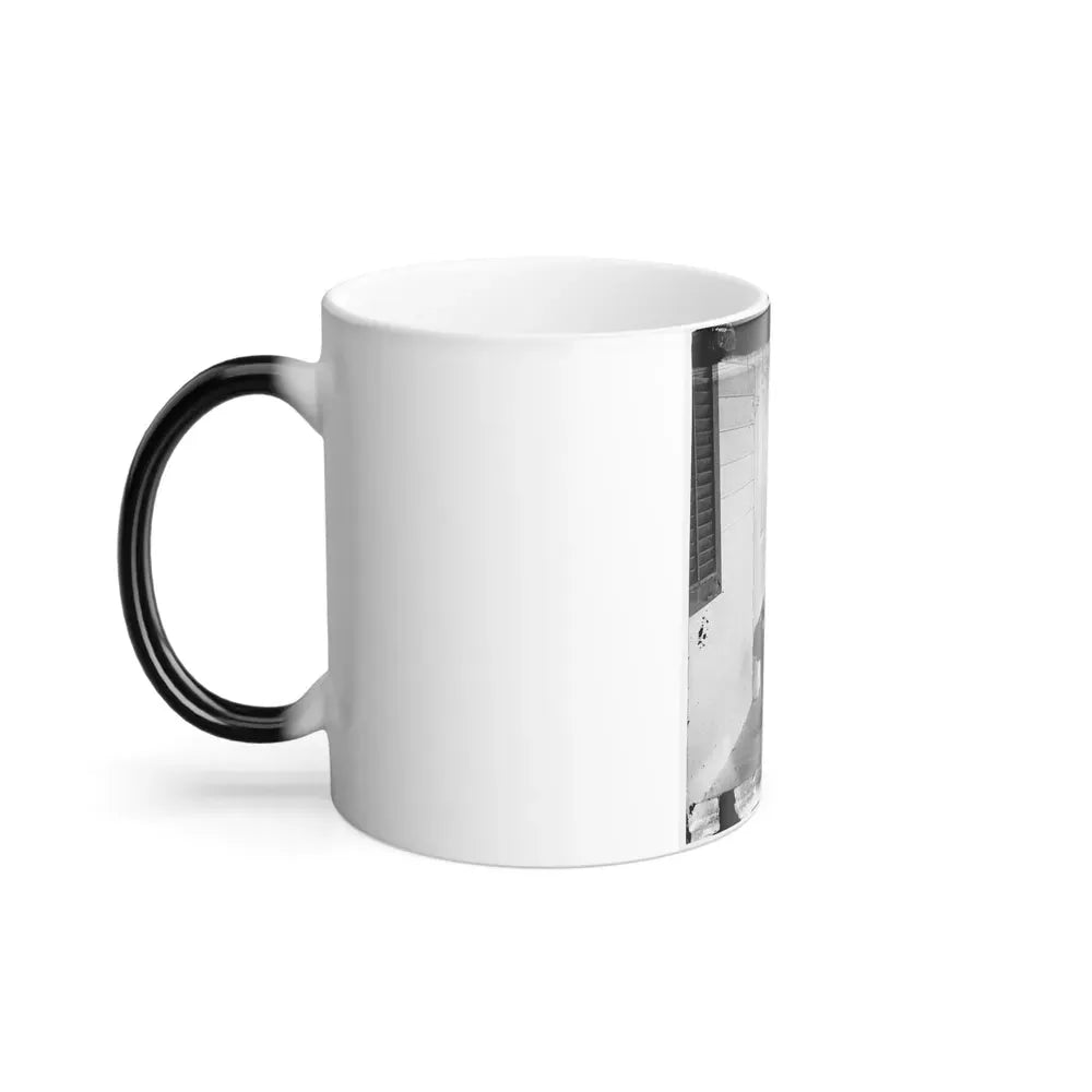 Beaufort, S.C. Gen. Isaac I. Stevens on Same Porch (U.S. Civil War) Color Changing Coffee Mug 11oz - Go Mug Yourself