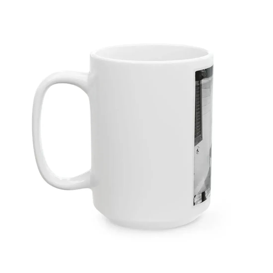 Beaufort, S.C. Gen. Isaac I. Stevens On Same Porch (U.S. Civil War) White Coffee Mug - Go Mug Yourself