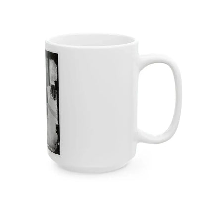 Beaufort, S.C. Gen. Isaac I. Stevens On Same Porch (U.S. Civil War) White Coffee Mug - Go Mug Yourself