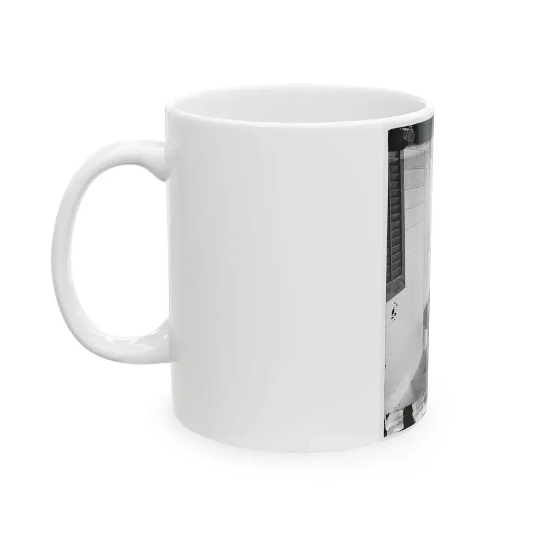 Beaufort, S.C. Gen. Isaac I. Stevens On Same Porch (U.S. Civil War) White Coffee Mug - Go Mug Yourself