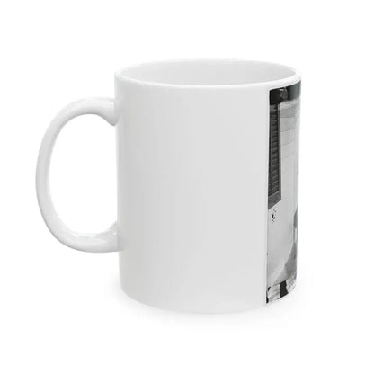 Beaufort, S.C. Gen. Isaac I. Stevens On Same Porch (U.S. Civil War) White Coffee Mug - Go Mug Yourself